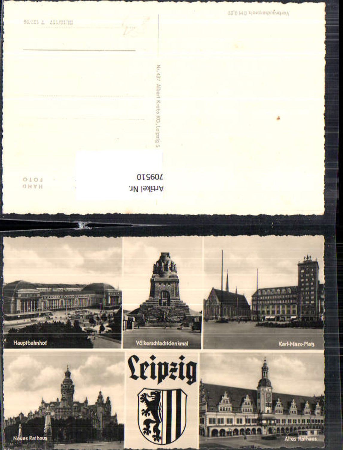 709510 Leipzig Karl Marx Platz Bahnhof