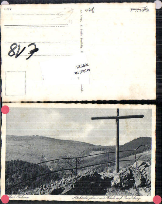 709518 Bad Tabarz Aschenbergstein Inselsberg Cross Summit Cross