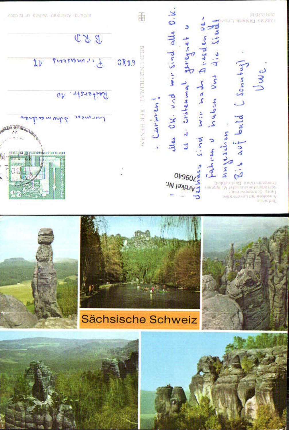 709640 Sächsische Schweiz Rathen Amselsee