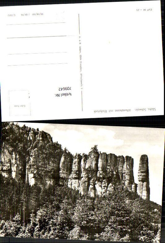 709642 Sächsische Schweiz Rathen Affensteine