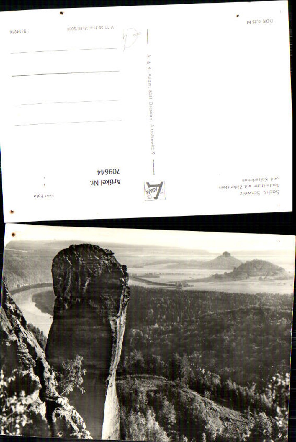 709644 Sächsische Schweiz Rathen Teufelsturm