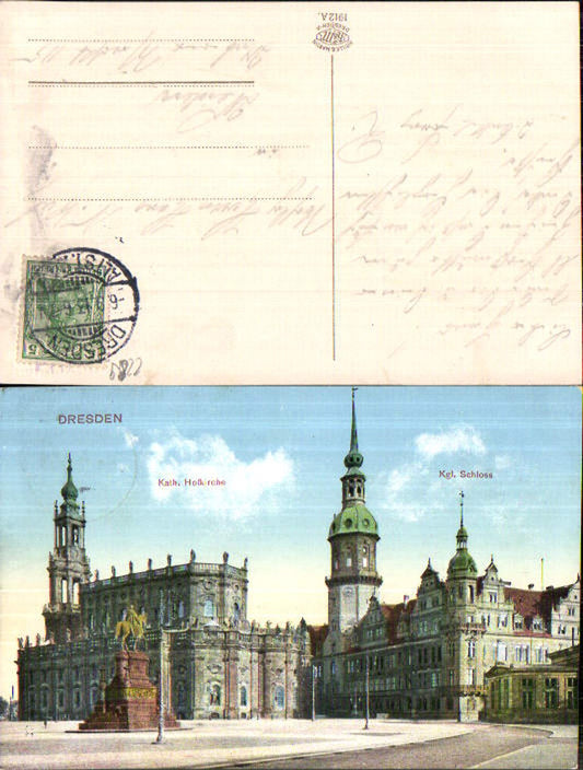 709648 Dresden Hofkirche Schloss gel Weiden
