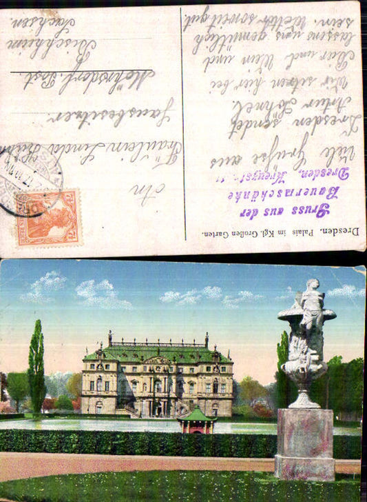 709664 Dresden Palais großer garten gel Möhrsdorf Bischheim