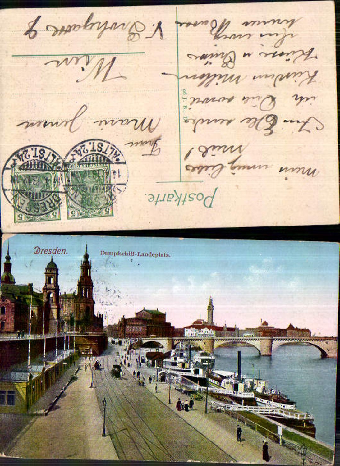709668 Dresden Dampfschiff Landeplatz