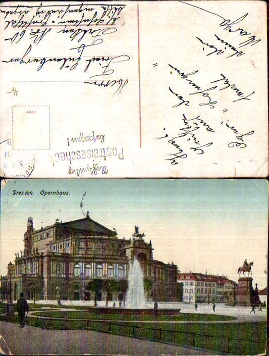 709676 Dresden Opernhaus Oper gel Falken Hohenstein Ernstthal Callenberg