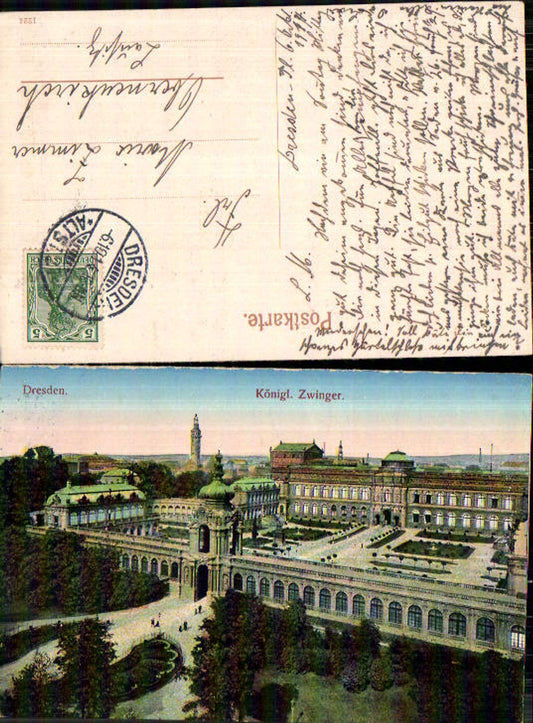 709680 Dresden Zwinger gel Oberneukirch Lausitz