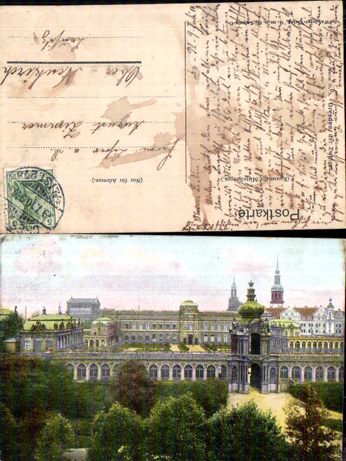 709681 Dresden Zwinger gel Oberneukirch Lausitz