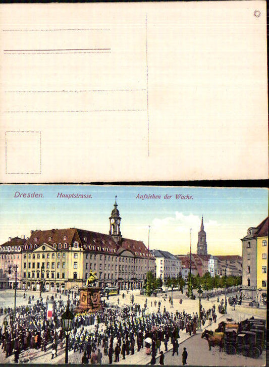 709686 Dresden hauptstraße Aufziehen der wache