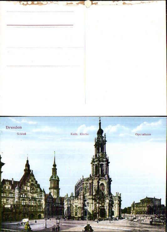 709687 Dresden Opernhaus Oper Kirche