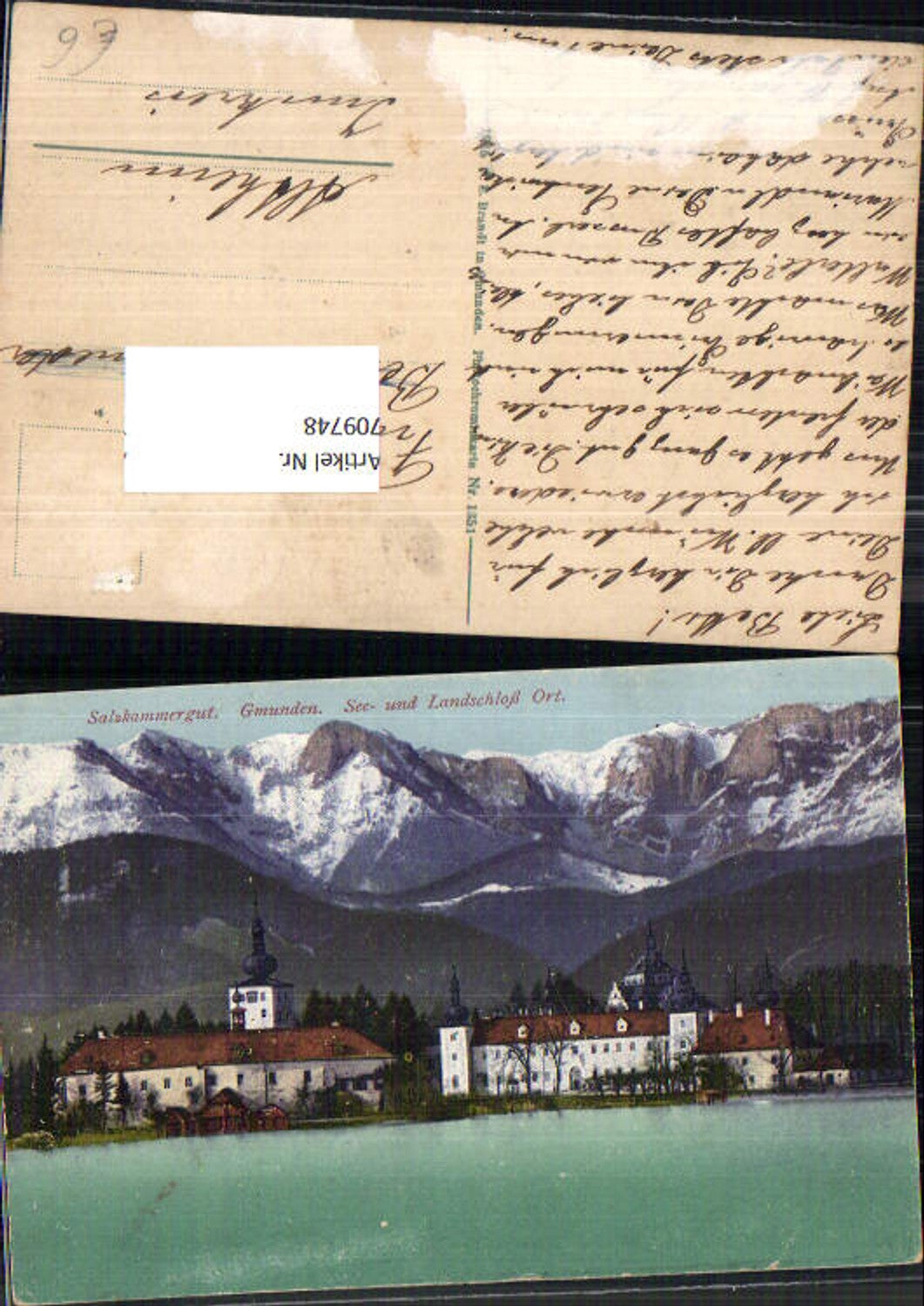 709748 Gmunden am Traunsee Schloss Ort  pub Brandt 1351