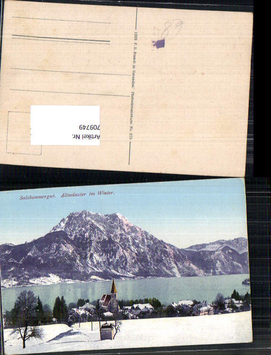 709749 Altmünster am Traunsee im Winter pub Brandt 275