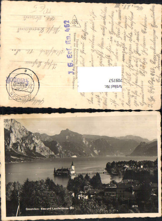 709757 Gmunden am Traunsee Feldpost gel Braunau