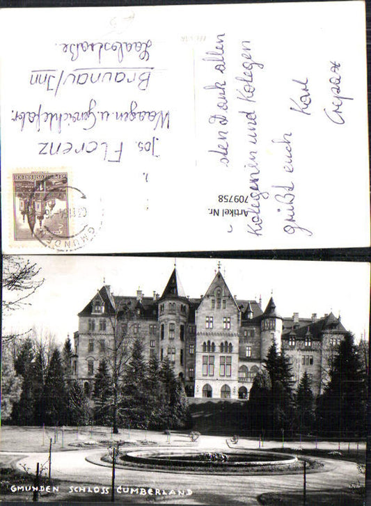 709758 Gmunden am Traunsee Schloss Cumberland