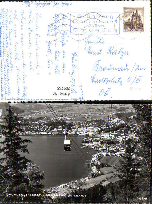 709765 Gmunden am Traunsee Grünberg Seilbahn
