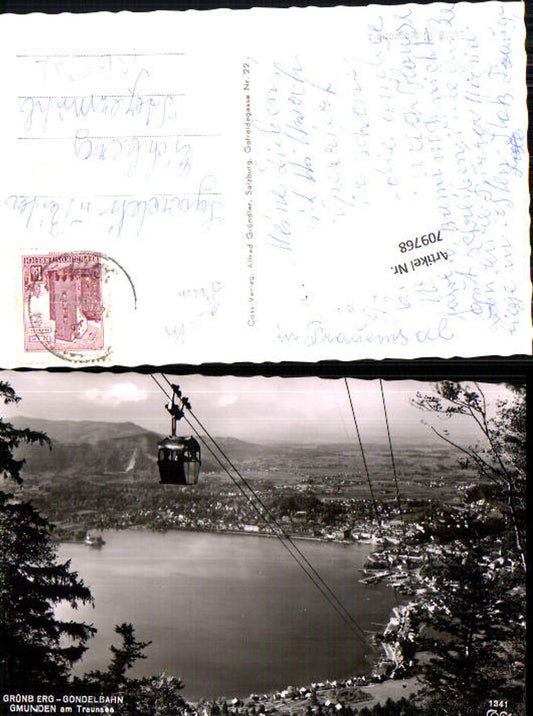 709768 Gmunden am Traunsee Grünberg Gondelbahn Seilbahn pub Cosy 1341
