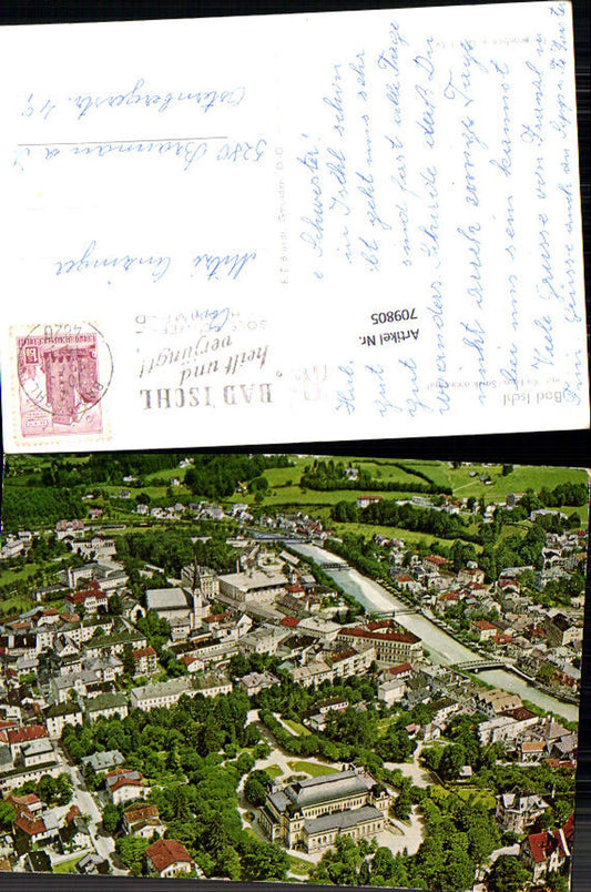 709805 Bad Ischl Luftbild Fliegeraufnahme