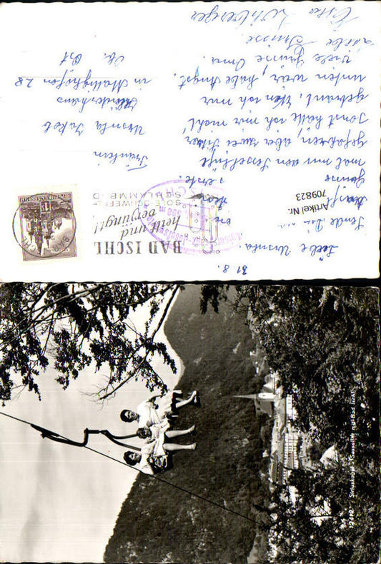 709823 Bad Ischl Siriuskogel Seilbahn Sessellift