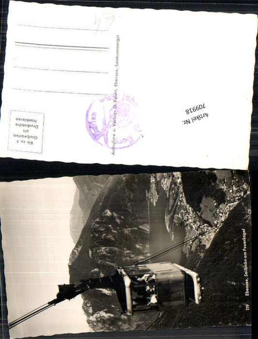 709918 Ebensee am Traunsee Seilbahn Feuerkogel