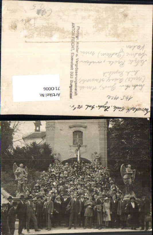 710006 Burgenland Foto Eisenstadt 1922 Haydn Kirche pub Anton Feicht