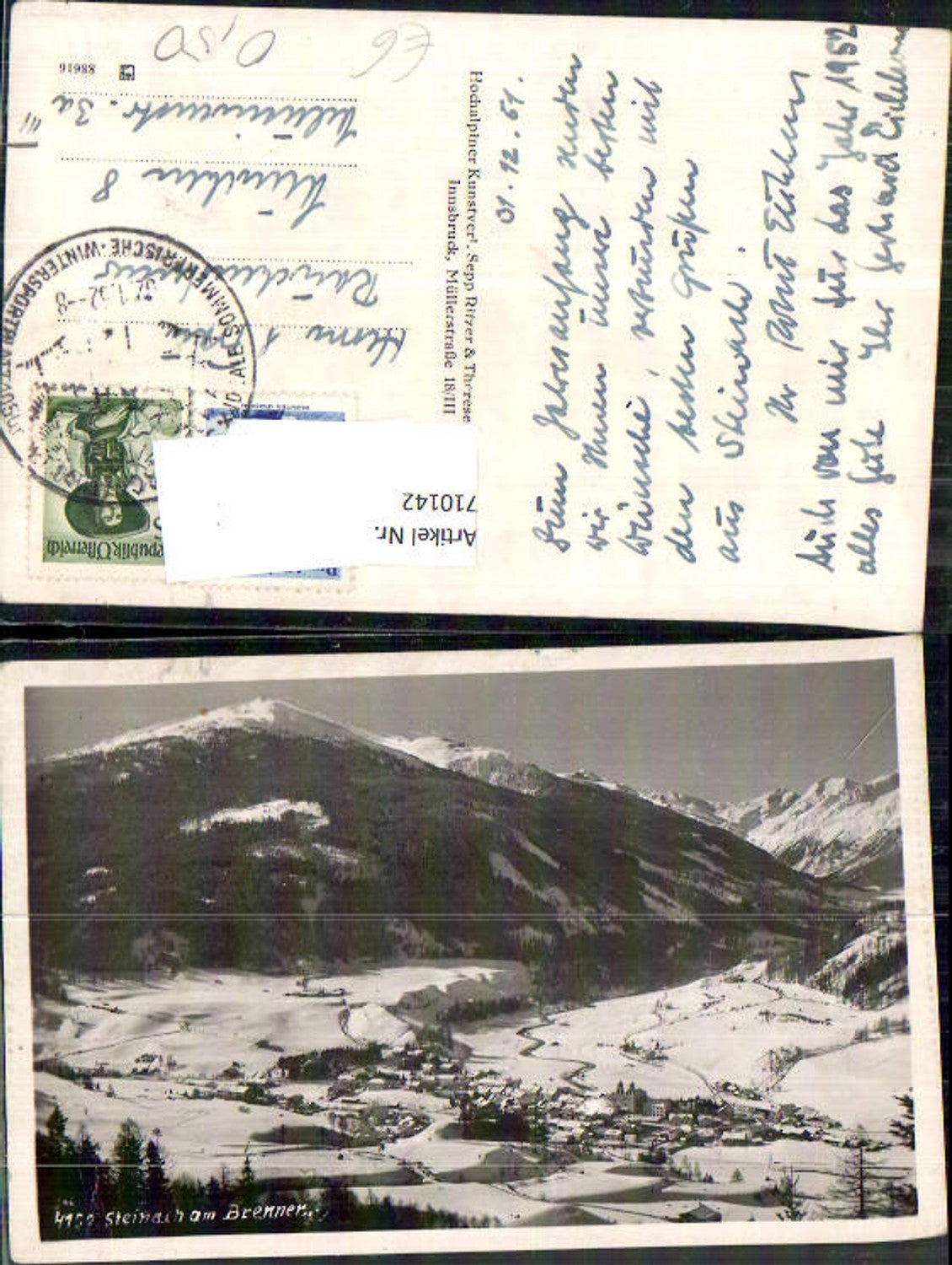 Alte Ansichtskarte – Old Postcard