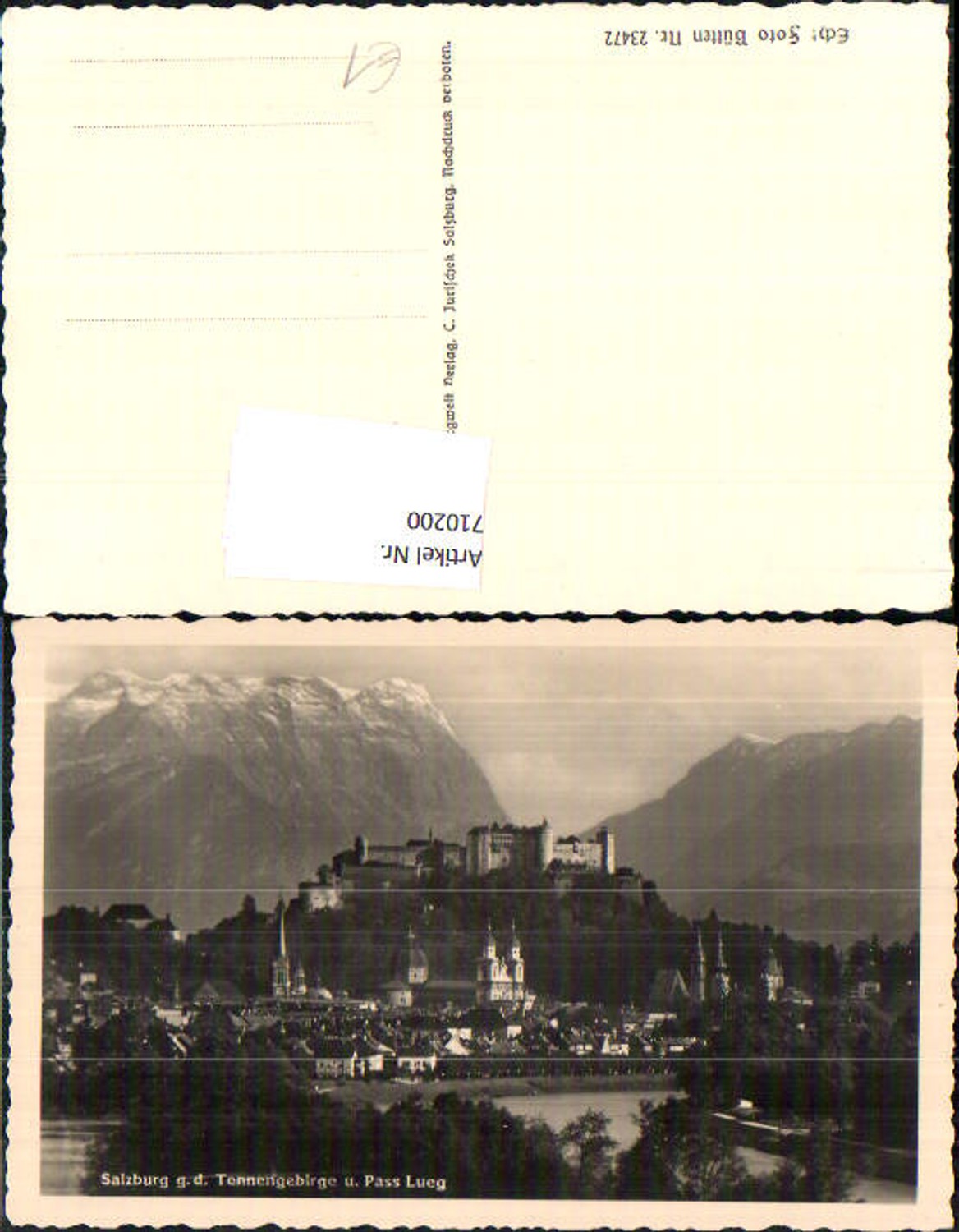 Alte Ansichtskarte – Old Postcard