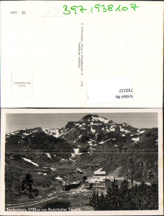 Alte Ansichtskarte – Old Postcard