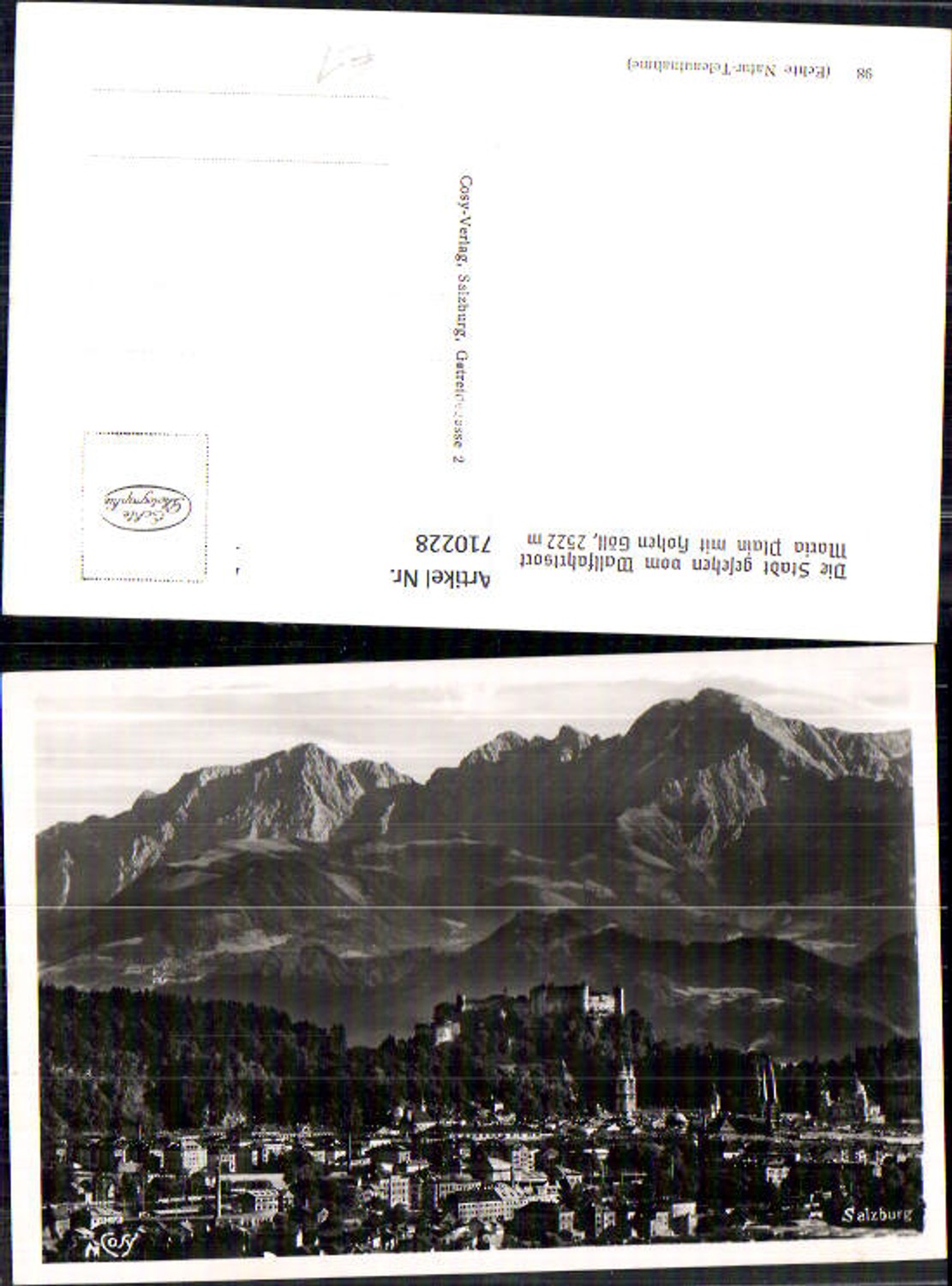 Alte Ansichtskarte – Old Postcard