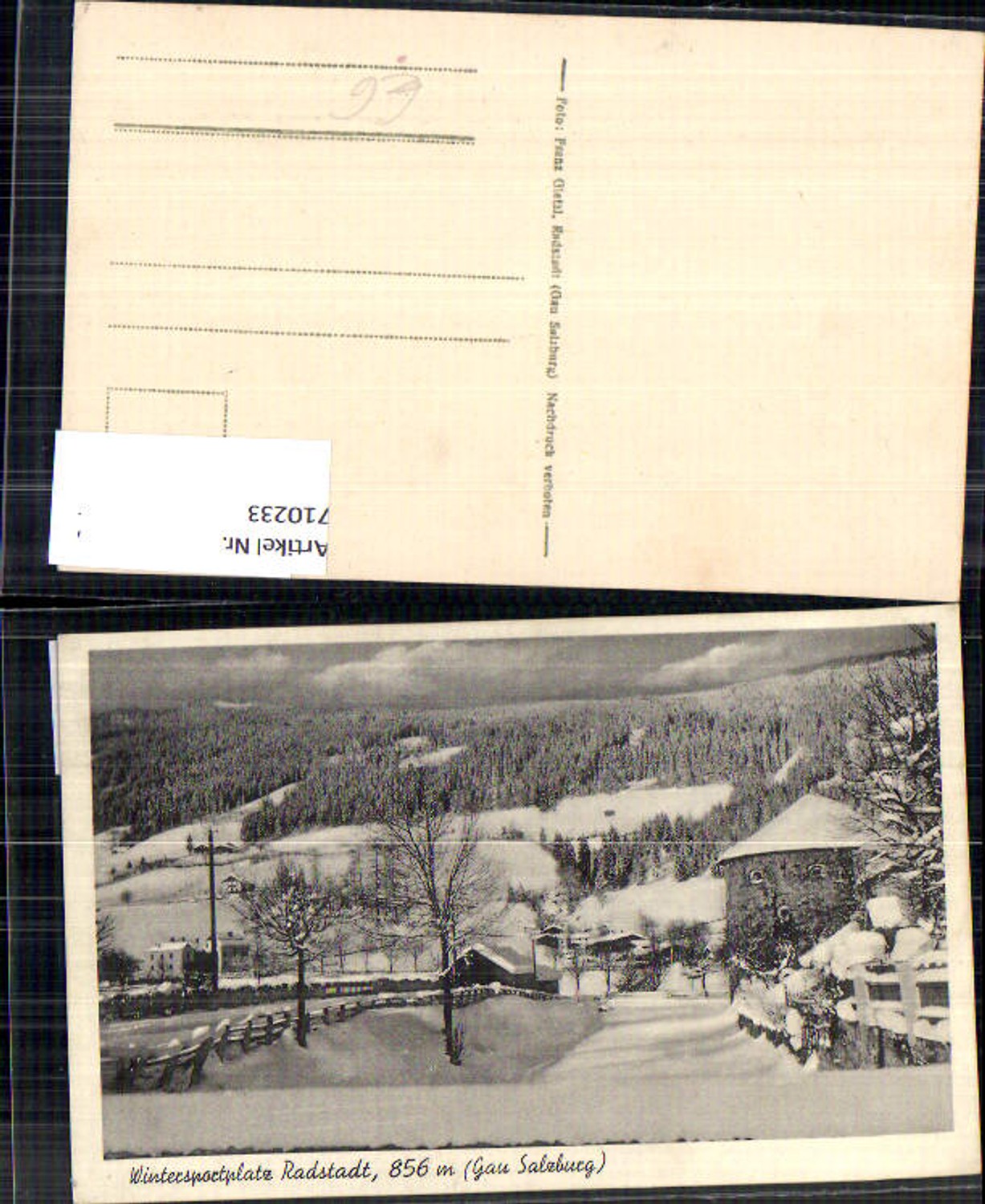 Alte Ansichtskarte – Old Postcard