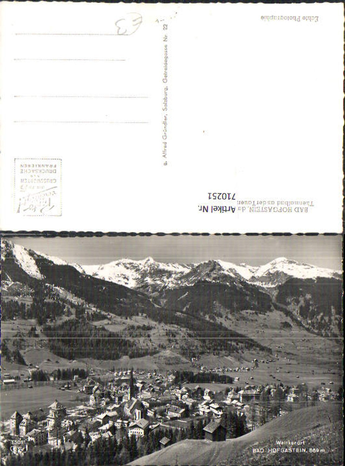 Alte Ansichtskarte – Old Postcard