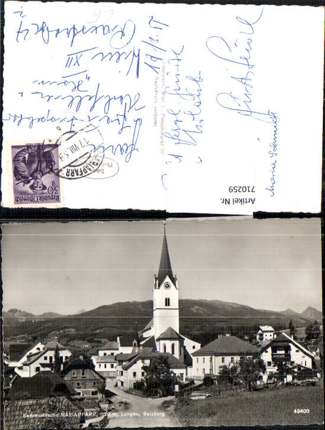 Alte Ansichtskarte – Old Postcard