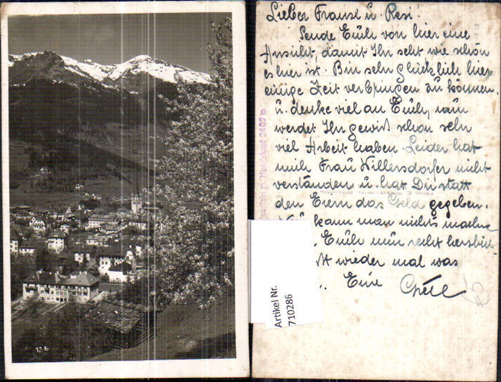 Alte Ansichtskarte – Old Postcard