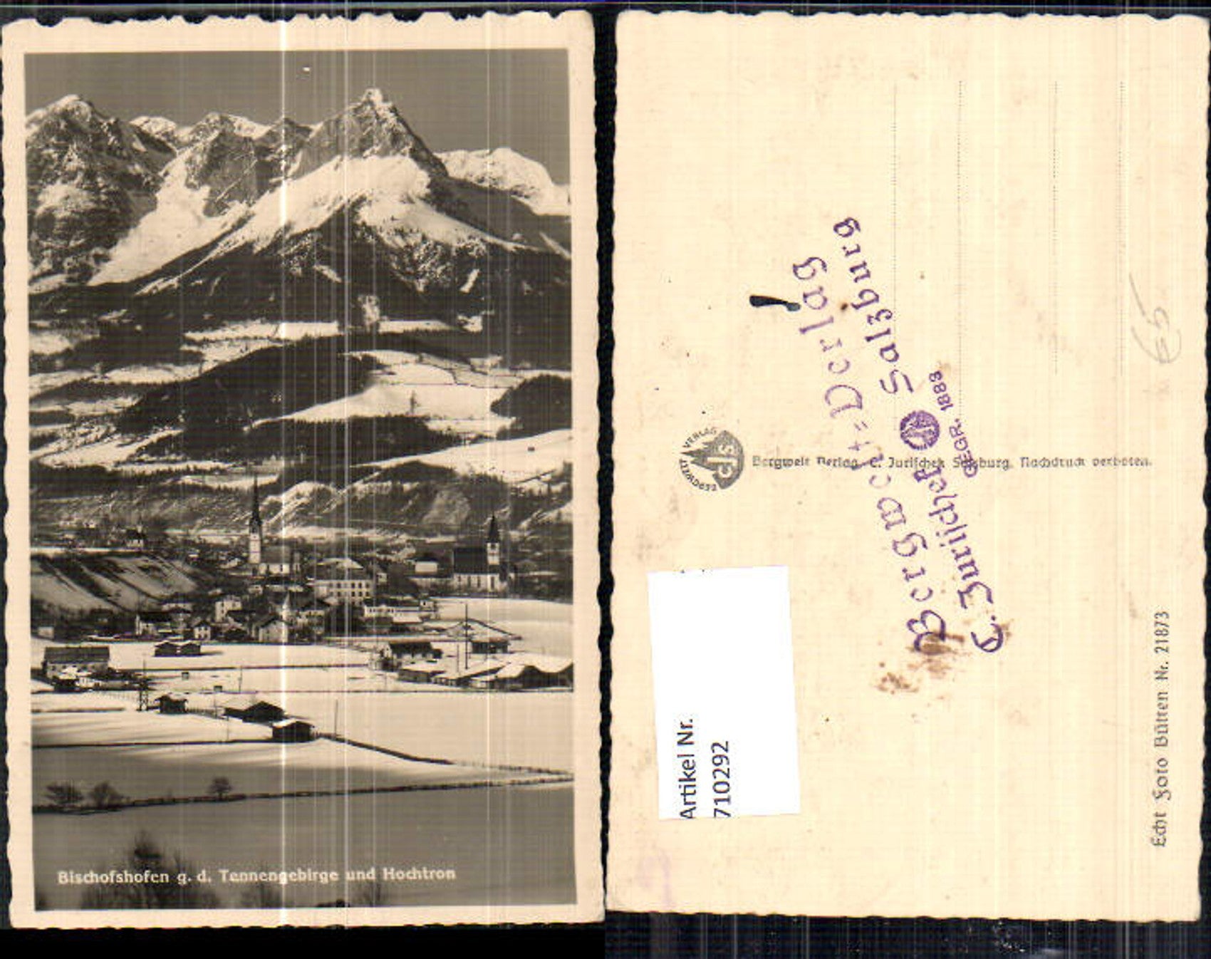 Alte Ansichtskarte – Old Postcard