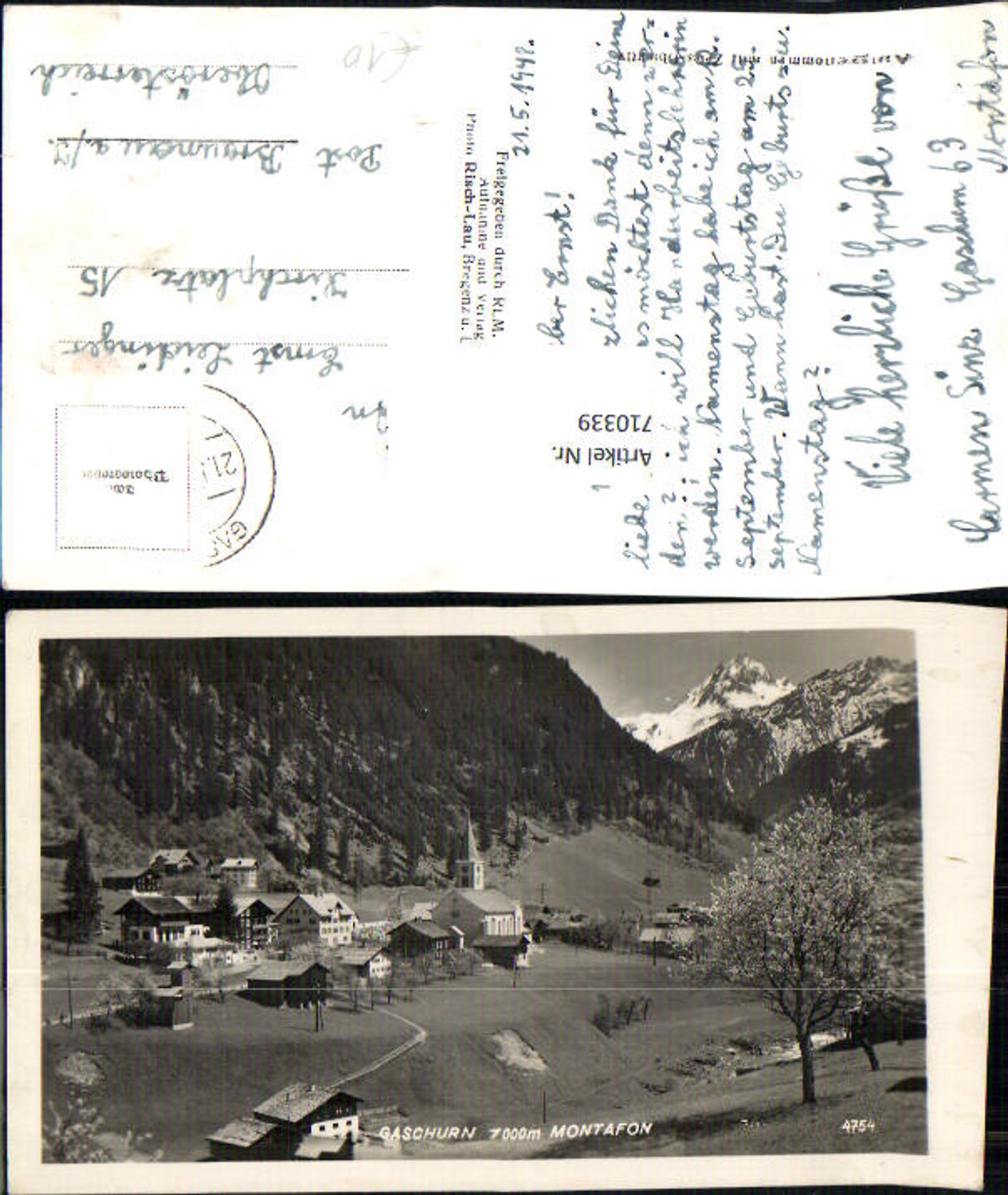 Alte Ansichtskarte – Old Postcard