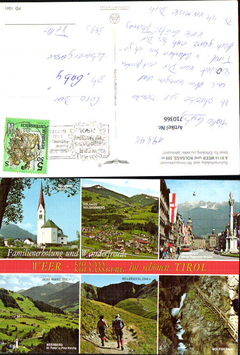 Alte Ansichtskarte – Old Postcard