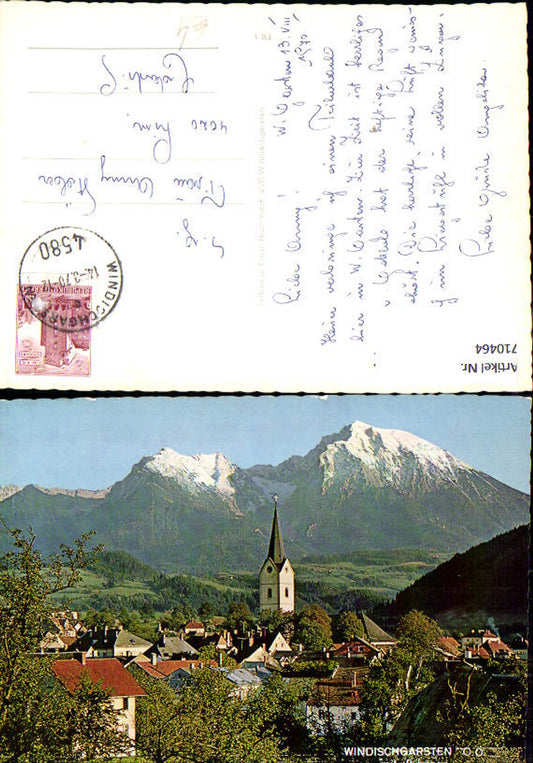 710464 Windischgarsten mit Pyhrgas Ansicht mit Kirche