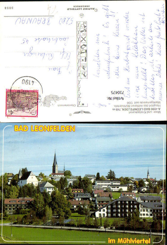 710475 Bad Leonfelden pub Alpine aerial photo 3058