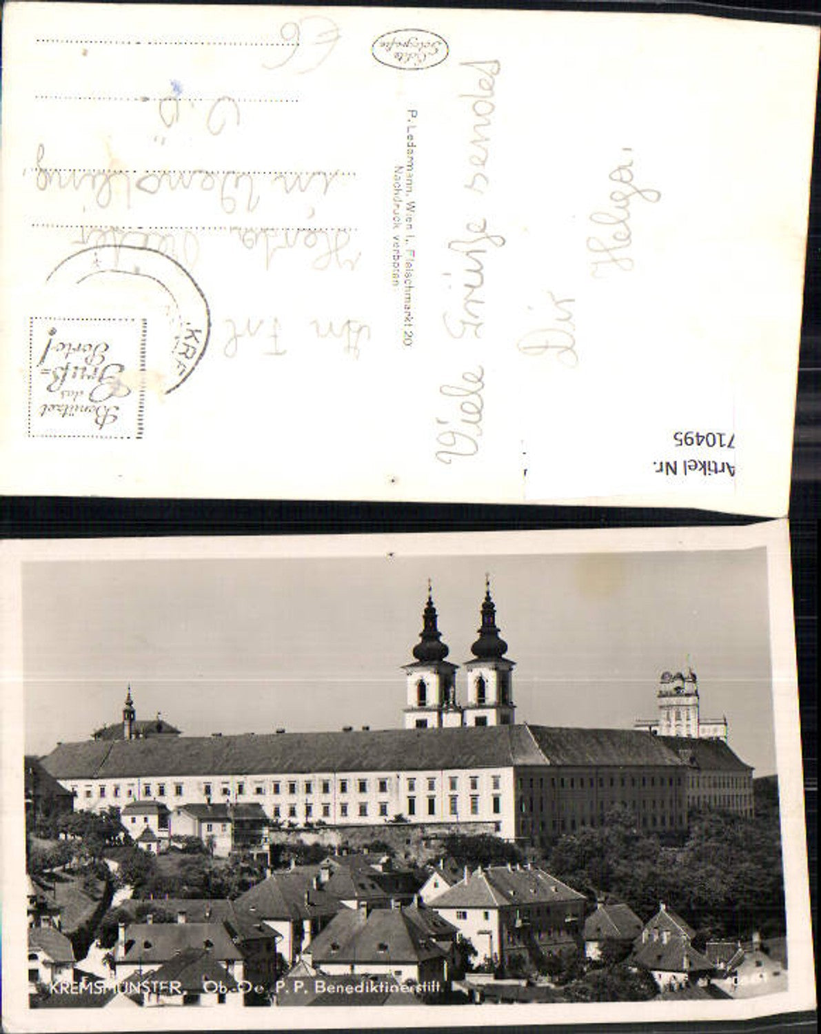 710495 Foto AK Kremsmünster Benediktinerstift Stift