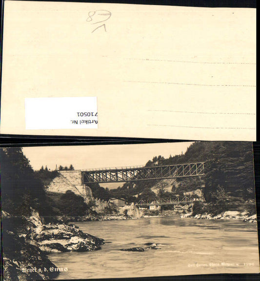 710501 Weyer an der Enns Brücken pub Carl Harrer Photo Weyer 1926