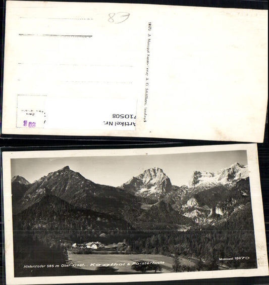 710508 Foto AK Hinterstoder mit Ober Öst. Koglhof u. Polsterlucke