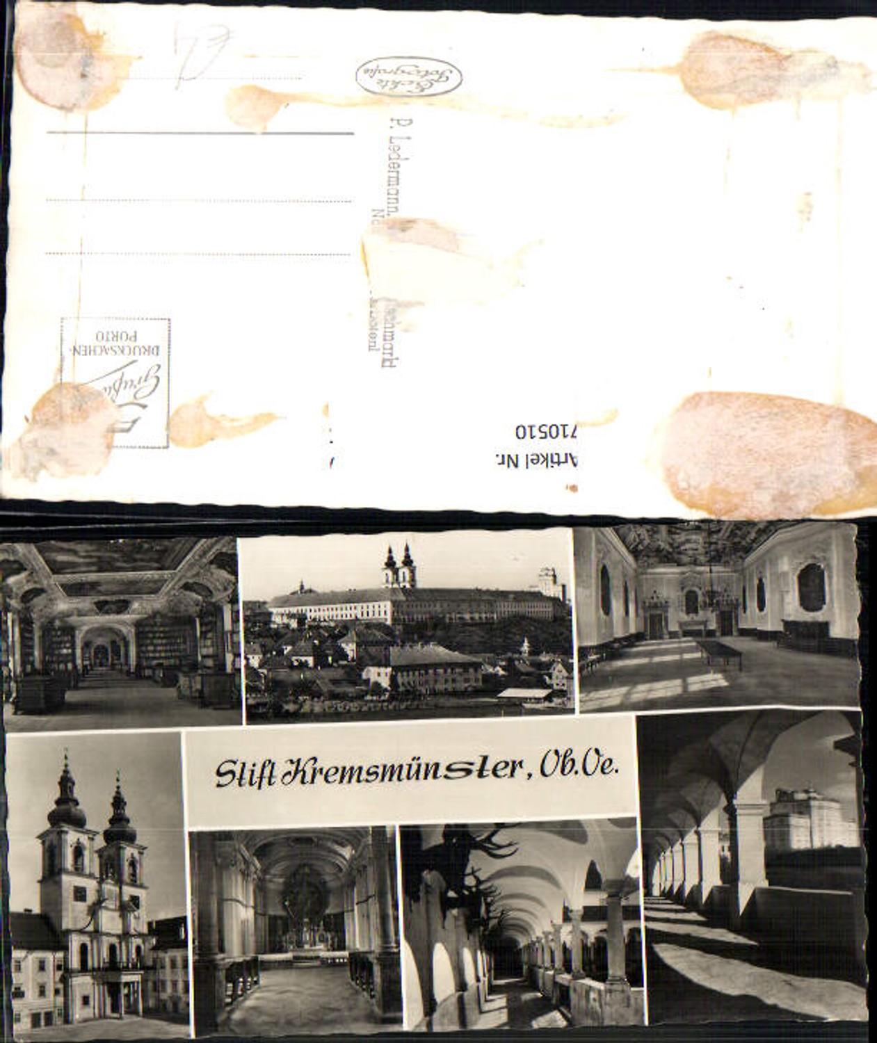 710510 Mehrbild AK Kremsmünster Stift Ansichten