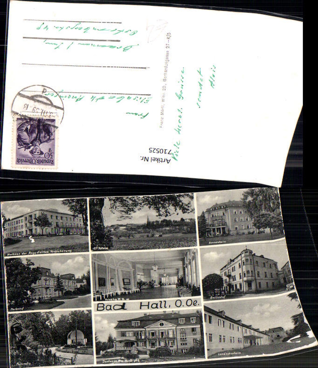 710525 Mehrbild AK Bad Hall Justusschlößl Landeskurheim Sonnenheim