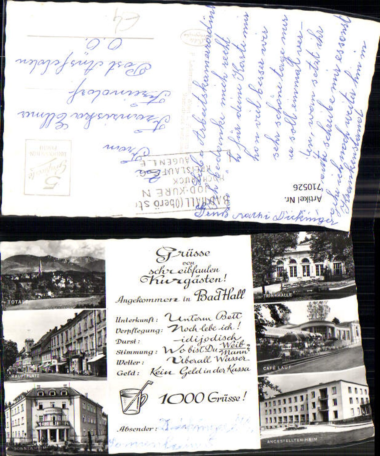 710526 Schreibfaul Bad Hall Hauptplatz Trinkhalle Sonnenheim
