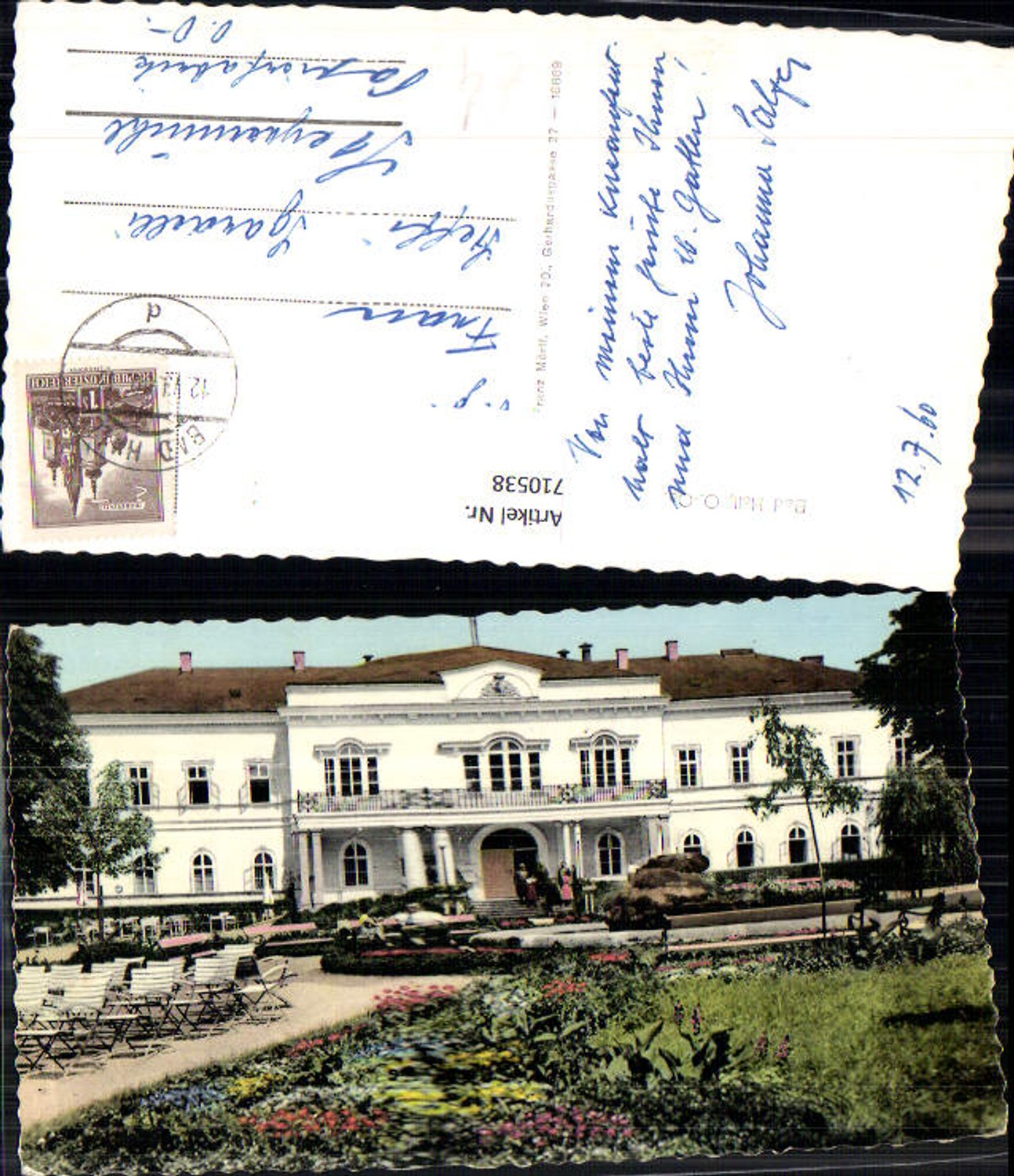710538 Foto AK Bad Hall Kurhaus