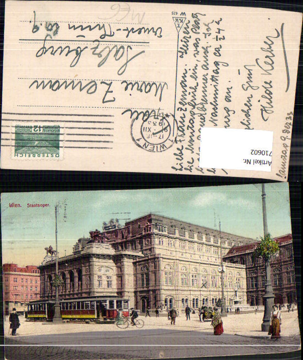 Alte Ansichtskarte – Old Postcard