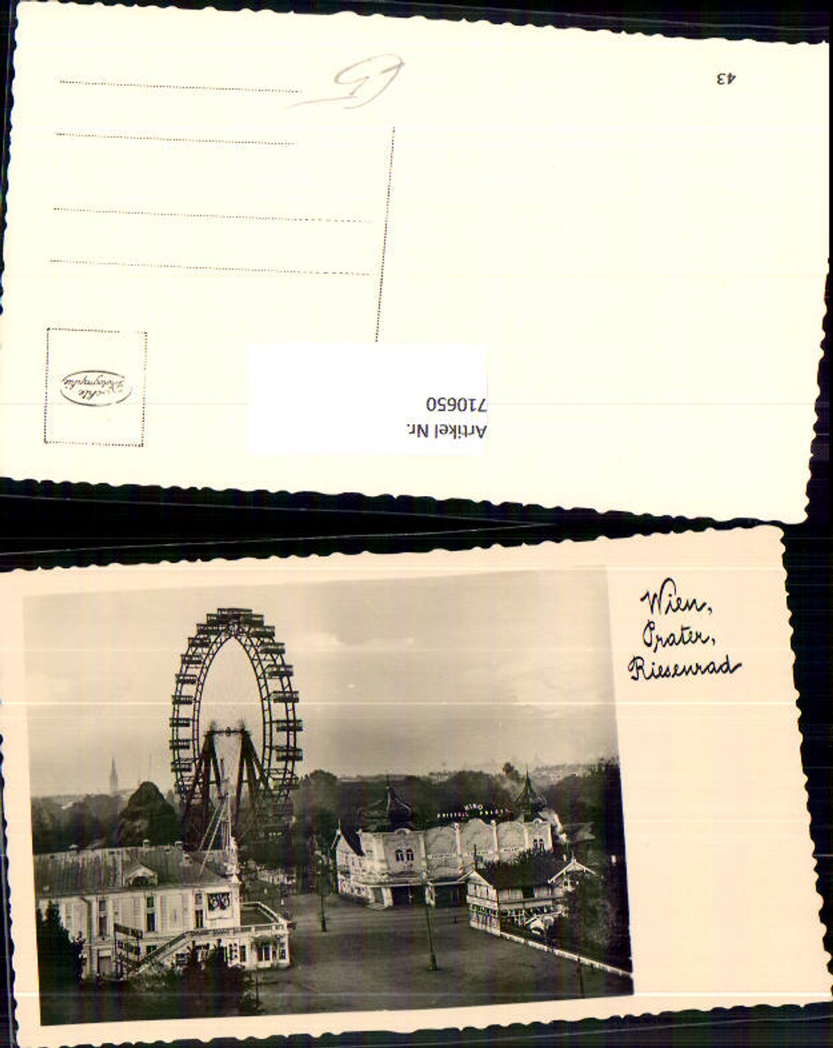 Alte Ansichtskarte – Old Postcard