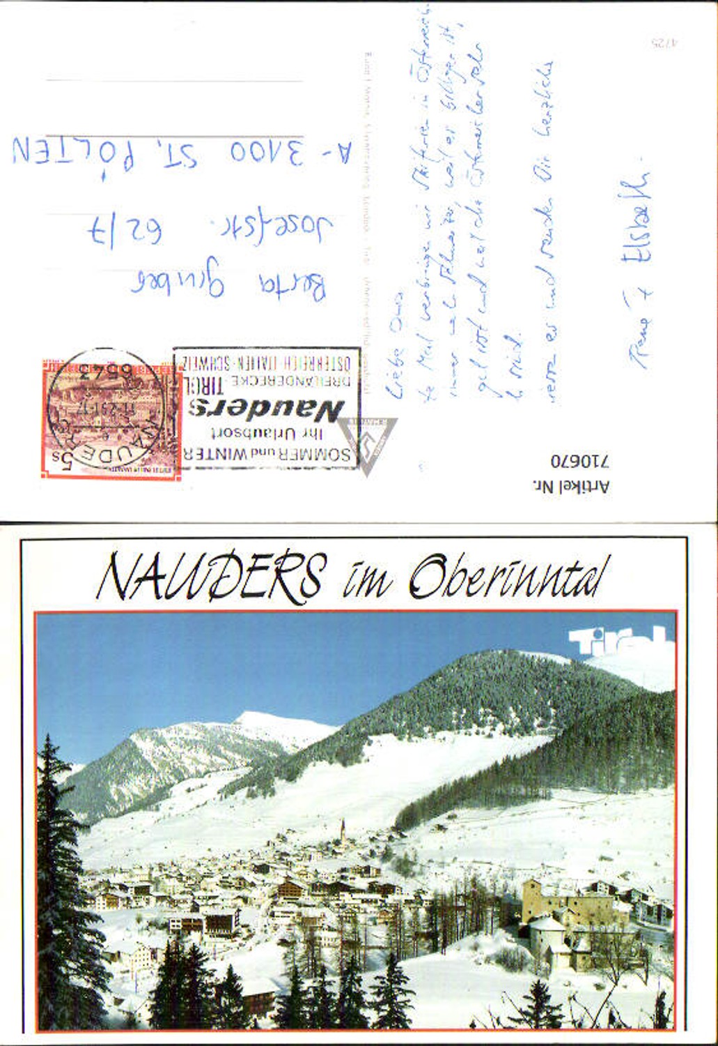 Alte Ansichtskarte – Old Postcard