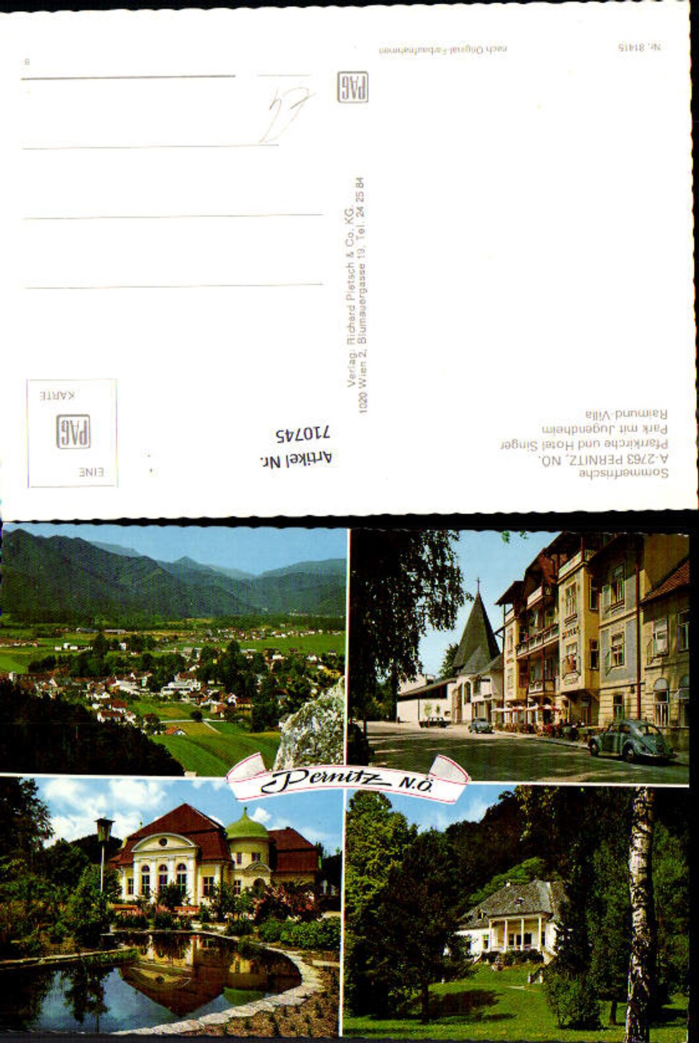 Alte Ansichtskarte – Old Postcard