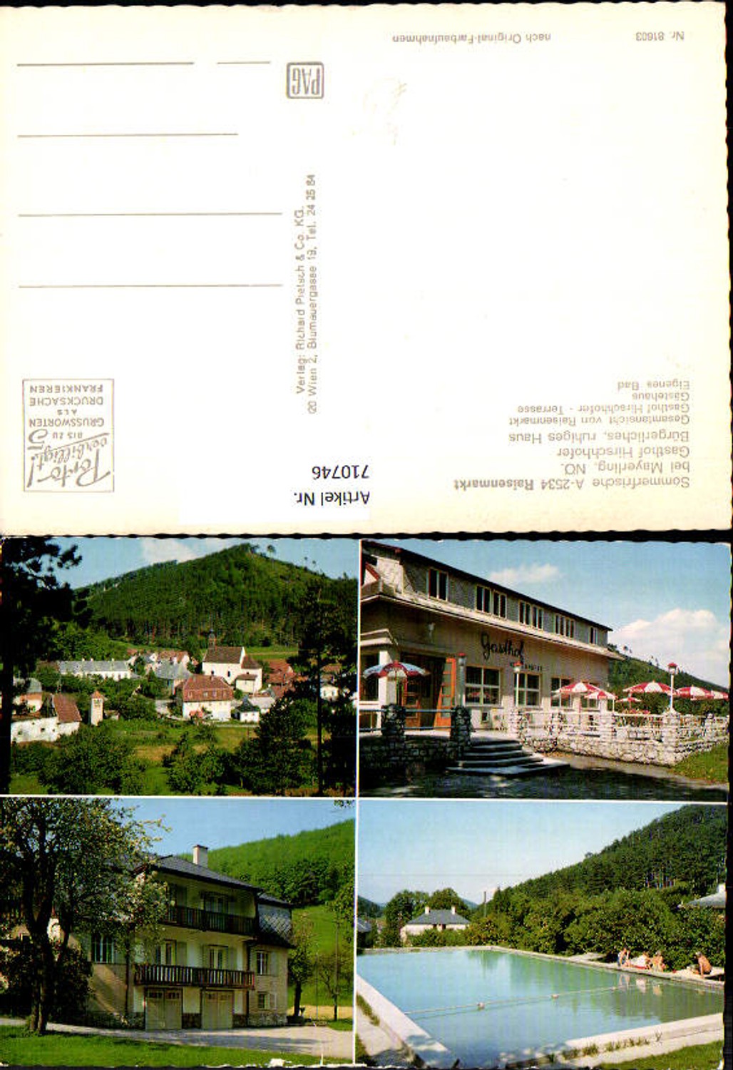 Alte Ansichtskarte – Old Postcard