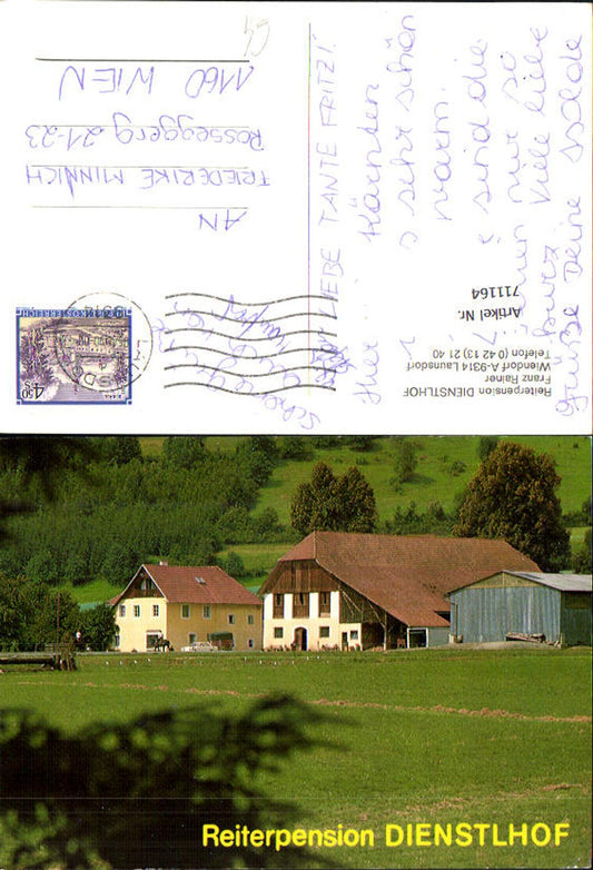 711164 Launsdorf Riding Pension Dienstlhof Horse Riding