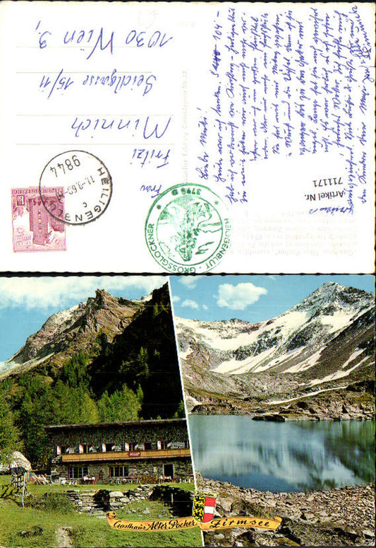 711171 Multi-image AK Zirmsee Gasthaus Alter Pocher near Heiligenblut